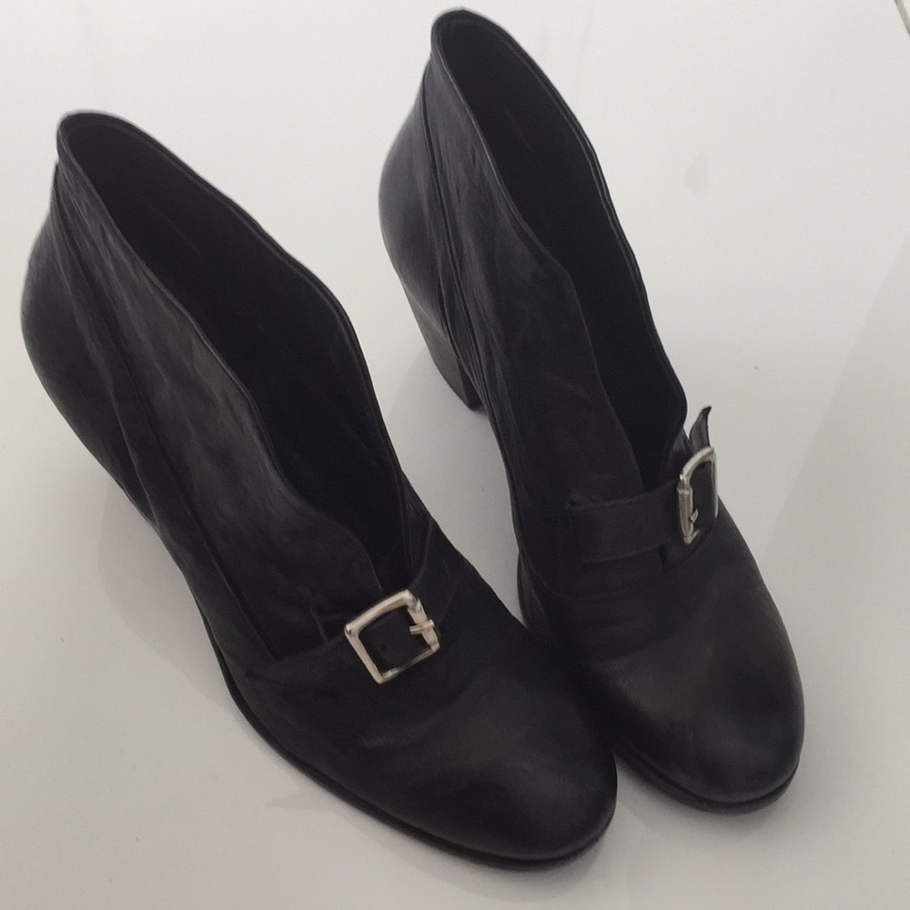 Black booties size 9